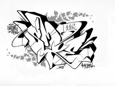 Graffiti Sketch - Photo by smoe - smoe, skillart, projekt (2016)