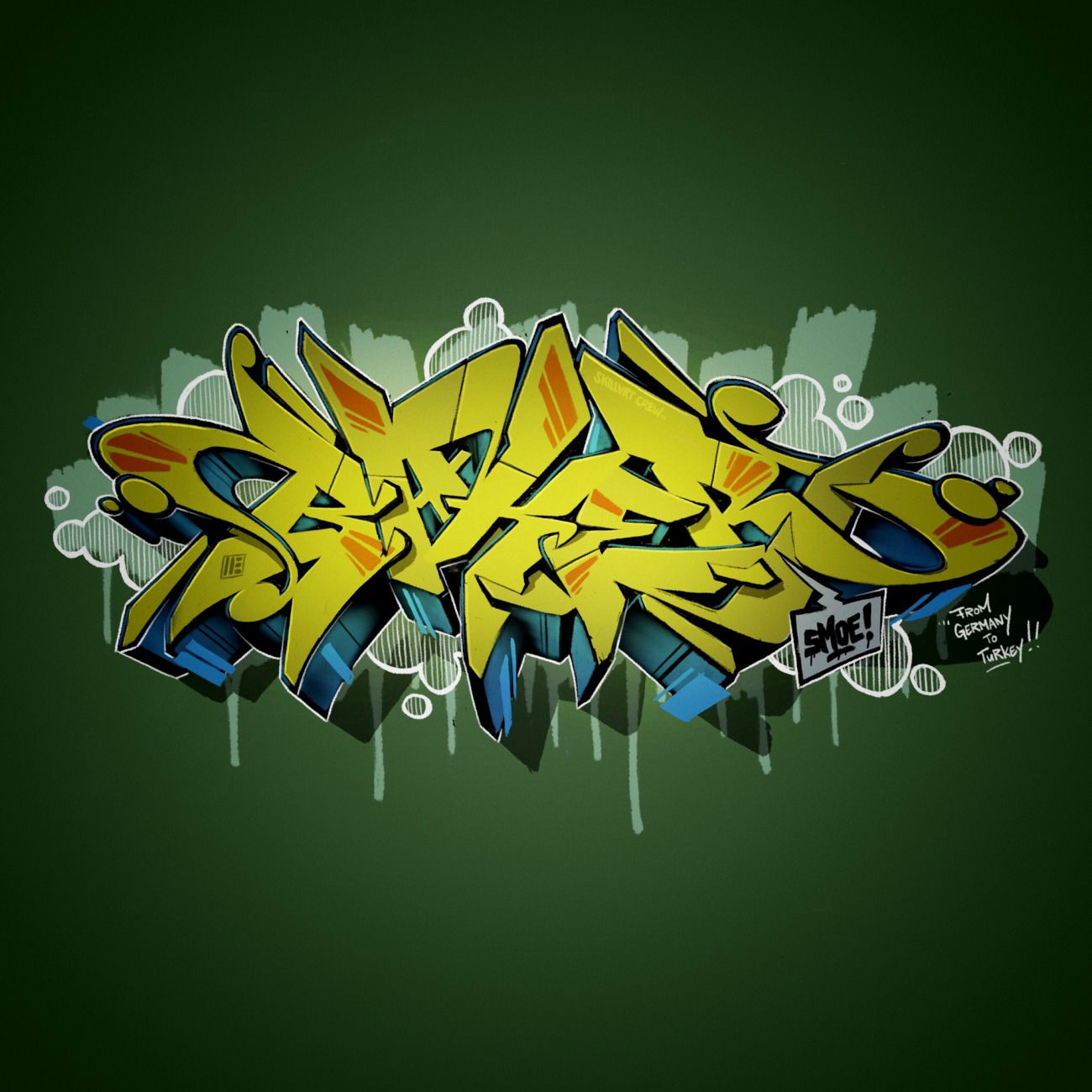 Graffiti Sketch - Photo by smoe - baker, smoe, skillart (2016)