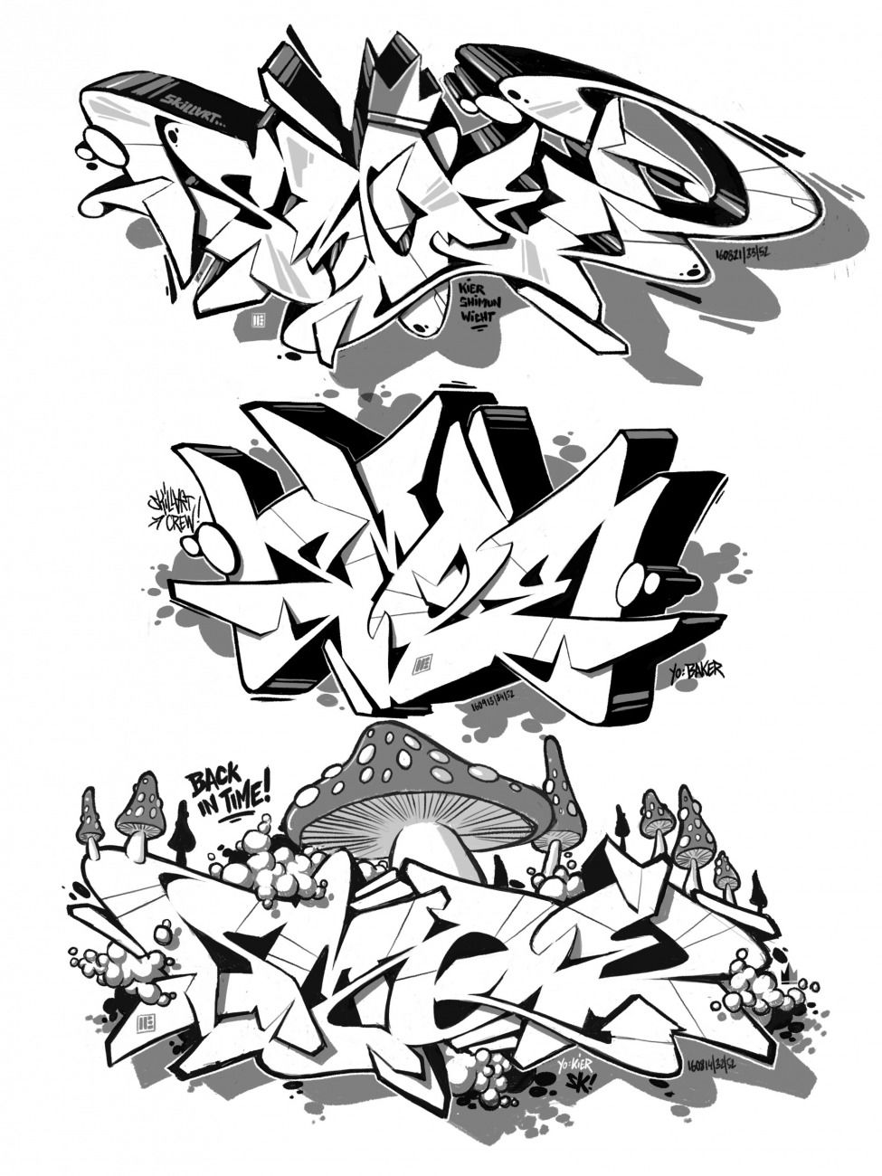 Graffiti Sketch - Photo by smoe - smoenova, smoe (2016)