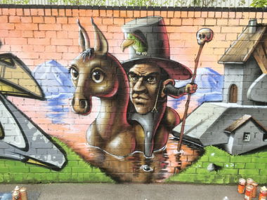 Graffiti Wall in Kreis Warendorf - Photo by smoe - Smoe, Skillart (2015)