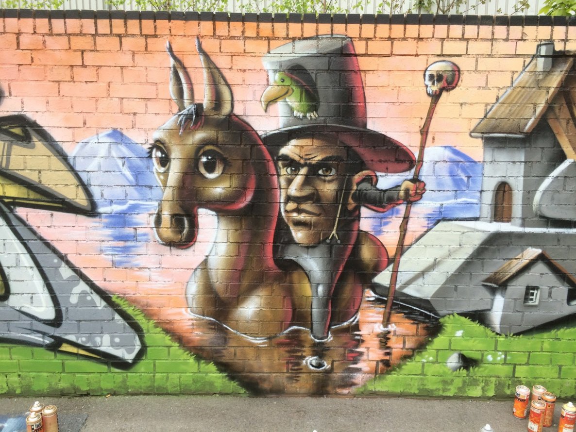 Graffiti Wall in Kreis Warendorf - Photo by smoe - Smoe, Skillart (2015)