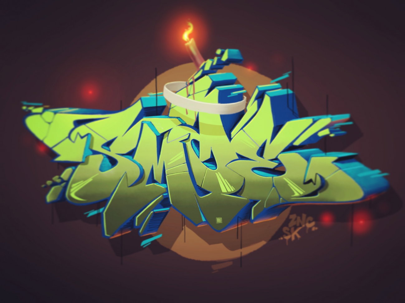 Graffiti Sketch in Warendorf breulweg - Photo by smoe - smoe, skillart, graffiti (2017)