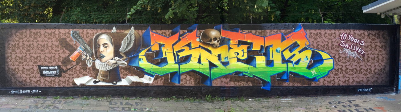 Graffiti Wall - Photo by smoe - smoe, kier, skillart (2016)