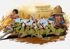 Graffiti Sketch - Photo by smoe - smoe, skillart, usba (2016)