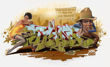 Graffiti Sketch - Photo by smoe - smoe, skillart, usba (2016)