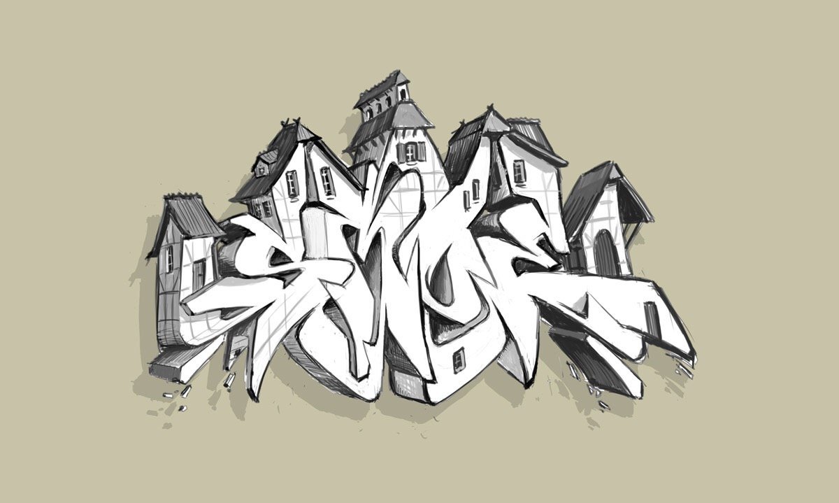 Graffiti Sketch in Warendorf - Photo by smoe - Smoe, Skillart (2015)