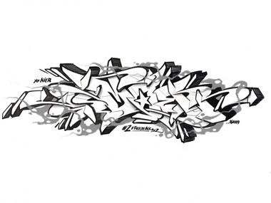 Graffiti Sketch - Photo by smoe - Daily, Smoe, Smoe (2016)