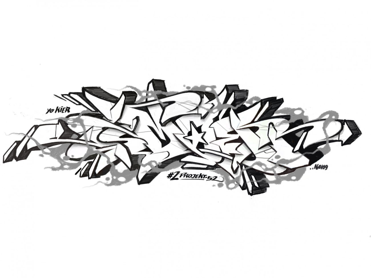 Graffiti Sketch - Photo by smoe - Daily, Smoe, Smoe (2016)