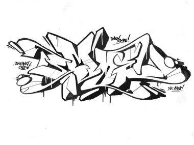 Graffiti Sketch - Photo by smoe - Smoe, skillart (2015)