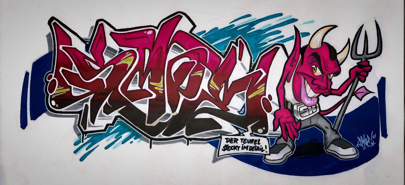 Graffiti Sketch - Photo by smoe - smoe, skillart (2010)