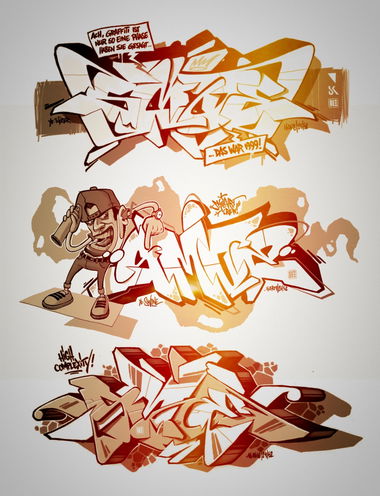 Graffiti Sketch - Photo by smoe - smoenova, smoe, skillart (2016)