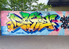 Graffiti Wall in Deutschland - Photo by smoe - Smoe, Skillart, Warendorf (2015)