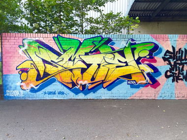 Graffiti Wall in Deutschland - Photo by smoe - Smoe, Skillart, Warendorf (2015)