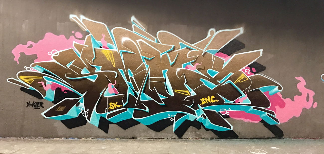 Graffiti Wall - Photo by smoe - smoenova, smoe, znc (2017)