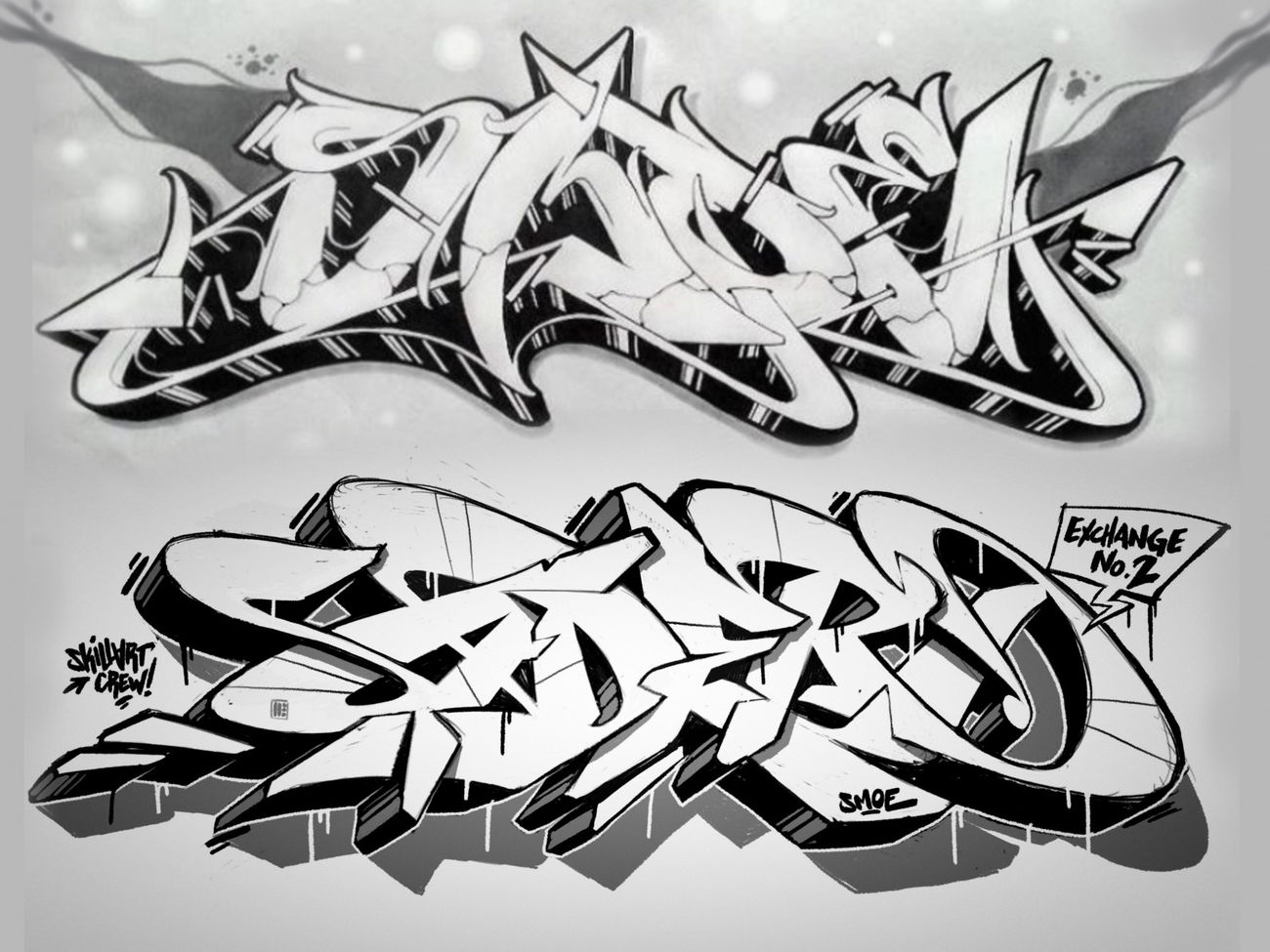Graffiti Sketch - Photo by smoe - smoe, ader, skillart (2016)