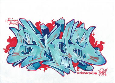 Graffiti Sketch - Photo by smoe - smoe, skillart (2005)