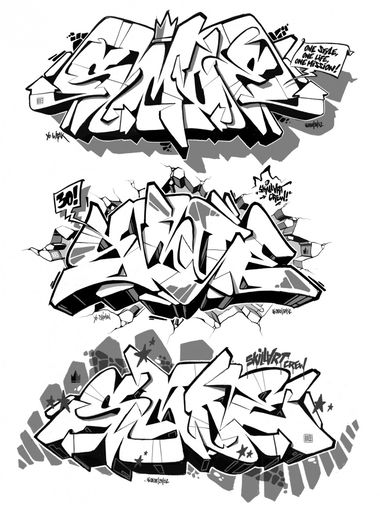 Graffiti Sketch - Photo by smoe - smoenova, skillart, smoe (2016)