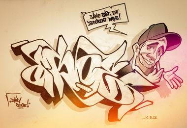 Graffiti Sketch - Photo by smoe - smoe, skillart, daily (2010)