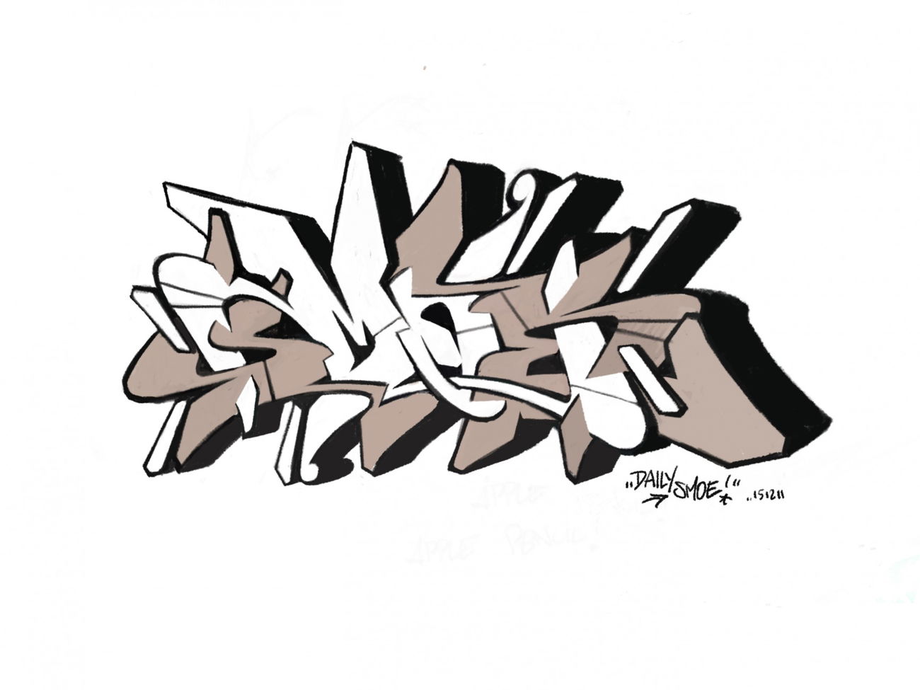 Graffiti Sketch - Photo by smoe (2015)