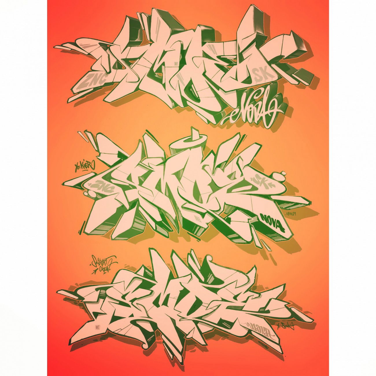 Graffiti Wall in Deutschland - Photo by smoe - smoe, smoenova, skillart (2017)