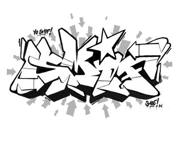 Graffiti Sketch - Photo by smoe - smif, smoe, skillart (2016)