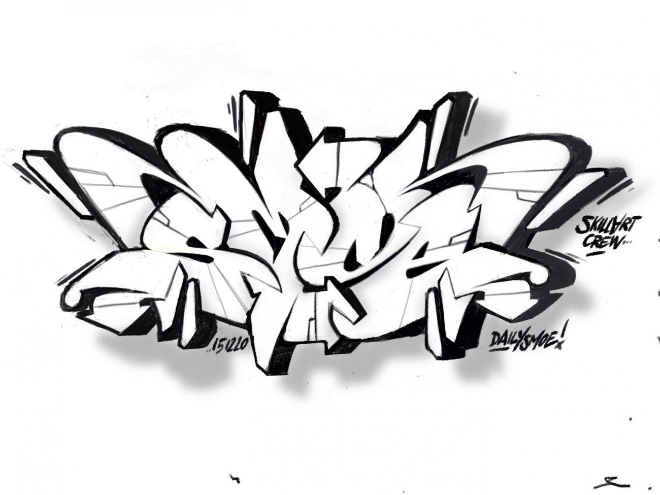 Graffiti Sketch - Photo by smoe - Smoe, Skillart (2015)