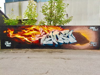Graffiti Wall in Deutschland - Photo by smoe - smoenova, smoe, skillart (2016)