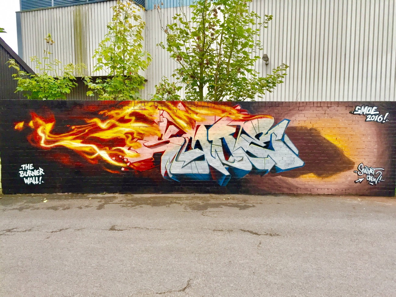 Graffiti Wall in Deutschland - Photo by smoe - smoenova, smoe, skillart (2016)