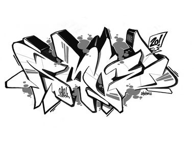 Graffiti Sketch - Photo by smoe - smoe, skillart (2016)