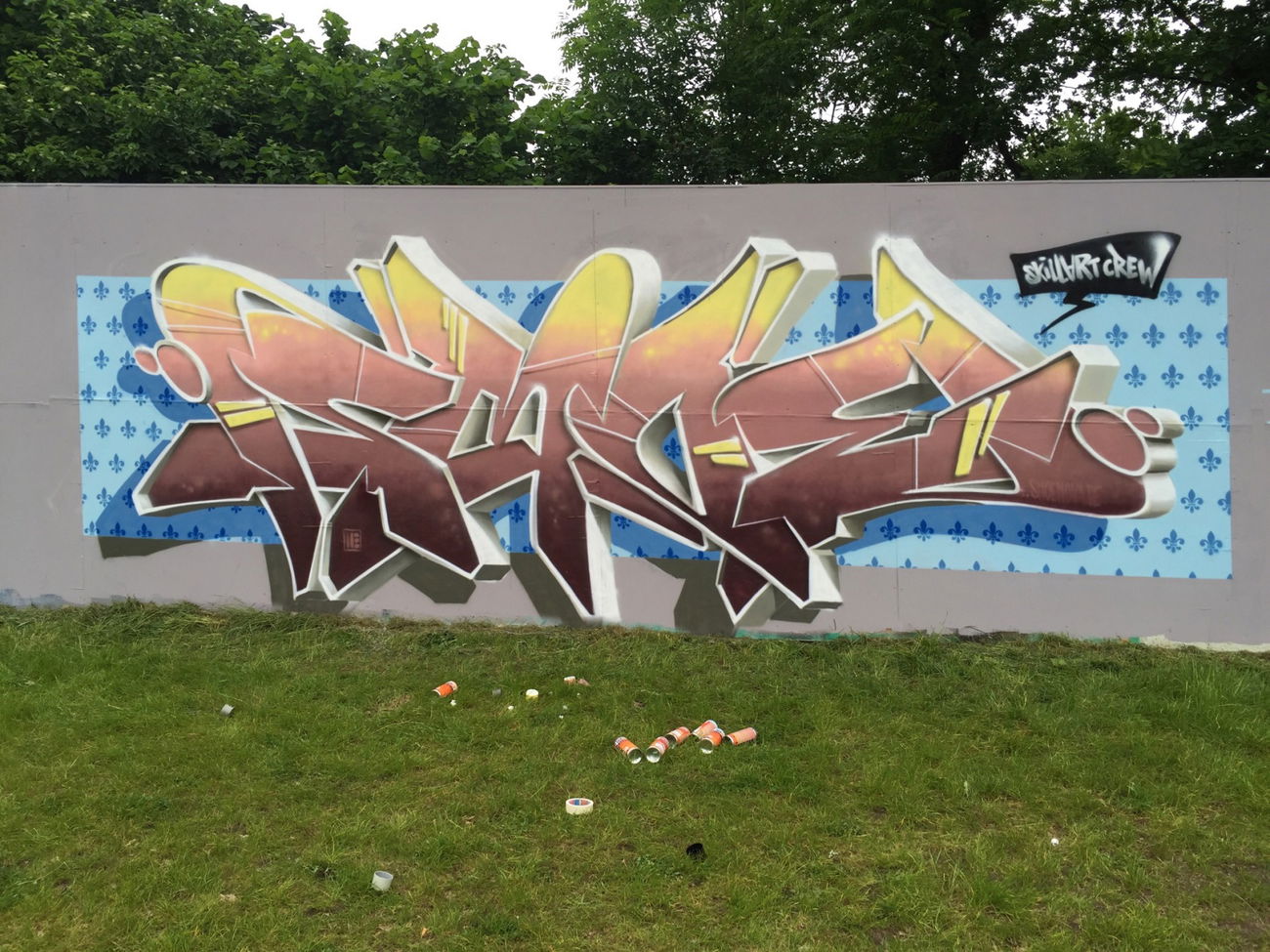 Graffiti Wall in Deutschland - Photo by smoe - smoe, skillart, smoenova (2016)