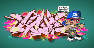 Graffiti Sketch in Laurentiusstrasse 6 warendorf - Photo by smoe - smoe, smoenova (2017)