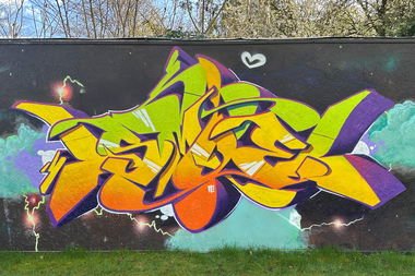 Graffiti Wall in Warendorf - Photo by smoe (2026)