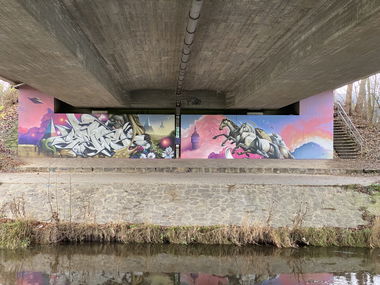 Graffiti Wall in Warendorf - Photo by smoe - impossible, wall (2021)