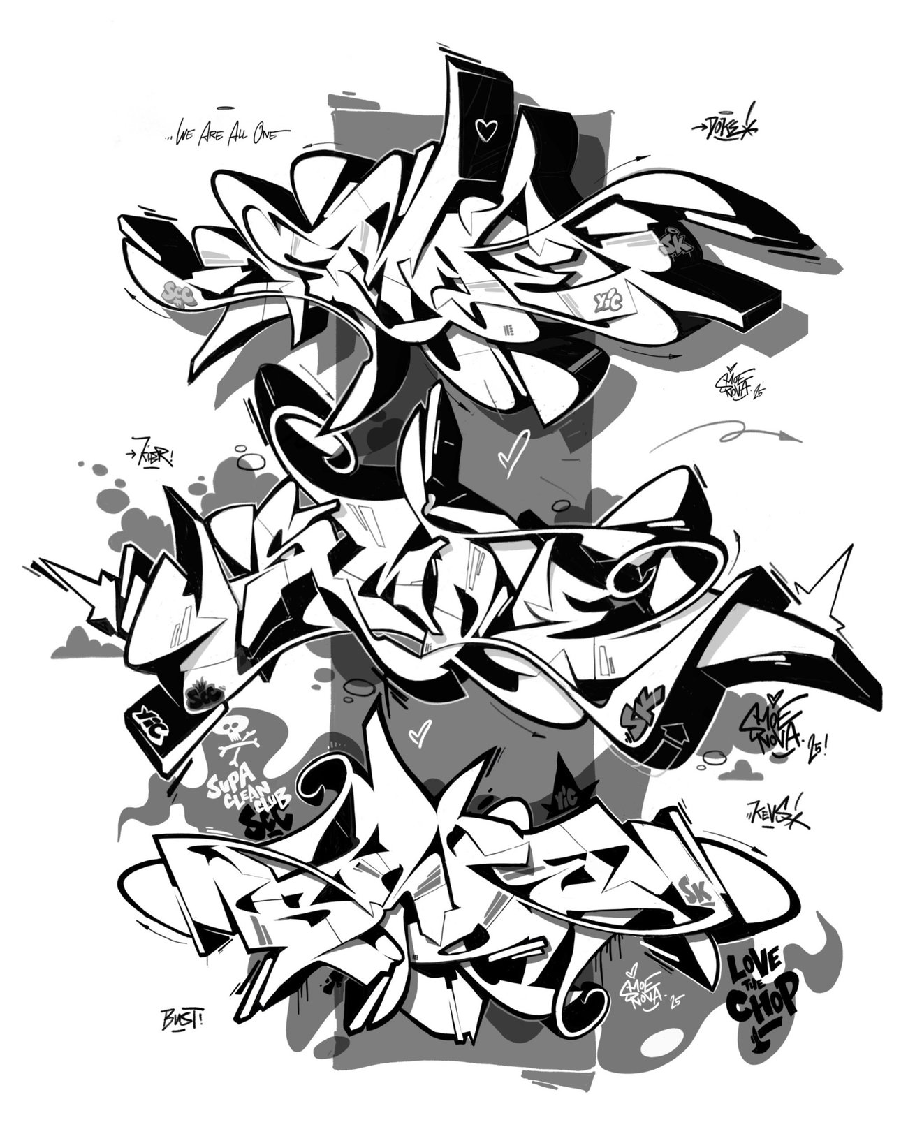 Graffiti Sketch in Warendorf - Photo by smoe - sketches (2025)