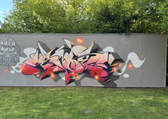 Graffiti Wall in Warendorf - Photo by smoe (2026)