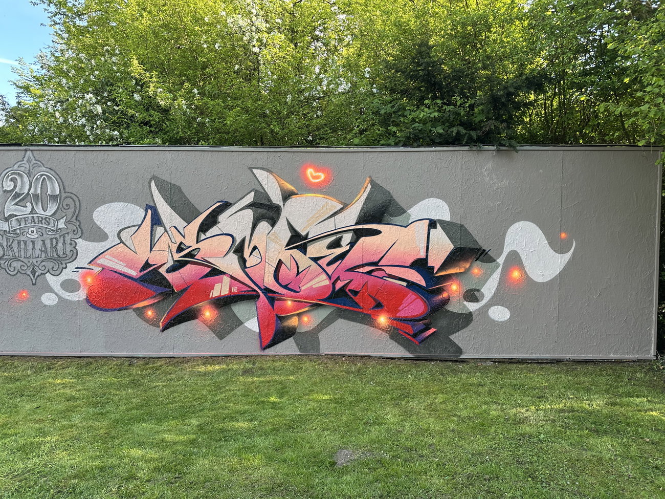 Graffiti Wall in Warendorf - Photo by smoe (2026)