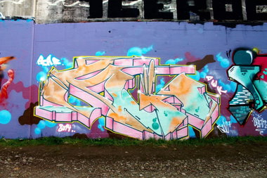 Graffiti Wall - Photo by smokealot