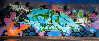 Graffiti Wall - Photo by smokealot - koile, klio