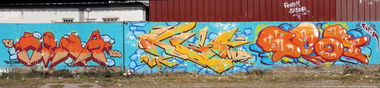 Graffiti Wall - Photo by smokealot - kina, klio, scot