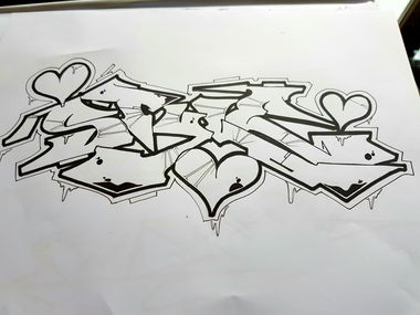 Graffiti Sketch - Photo by smokealot - Style