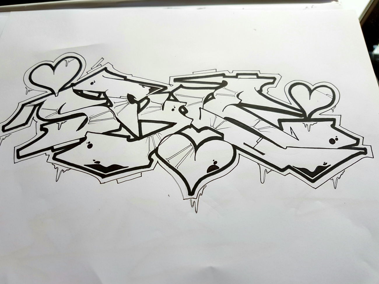 Graffiti Sketch - Photo by smokealot - Style