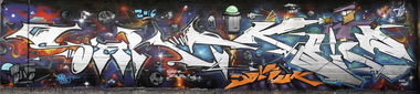 Graffiti Wall - Photo by smokealot - sart, koile