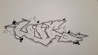 Graffiti Sketch - Photo by smokealot