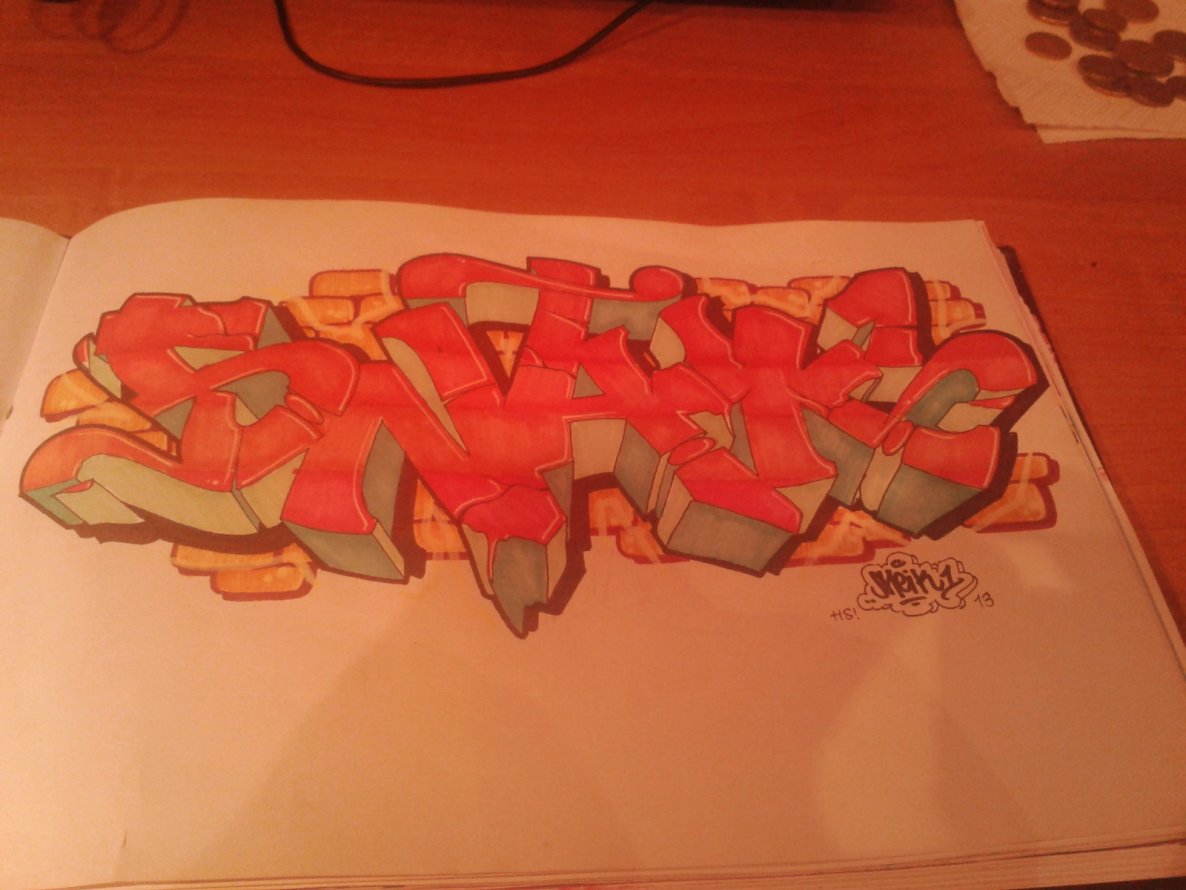 Graffiti Sketch - Photo by snaik - snaik (2013)