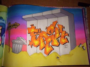 Graffiti Sketch - Photo by snaikone - Blackbook, snaik, snaik (2014)