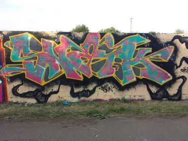 Graffiti Wall - Photo by snaikone - Snaik, snaikone, aylin (2015)