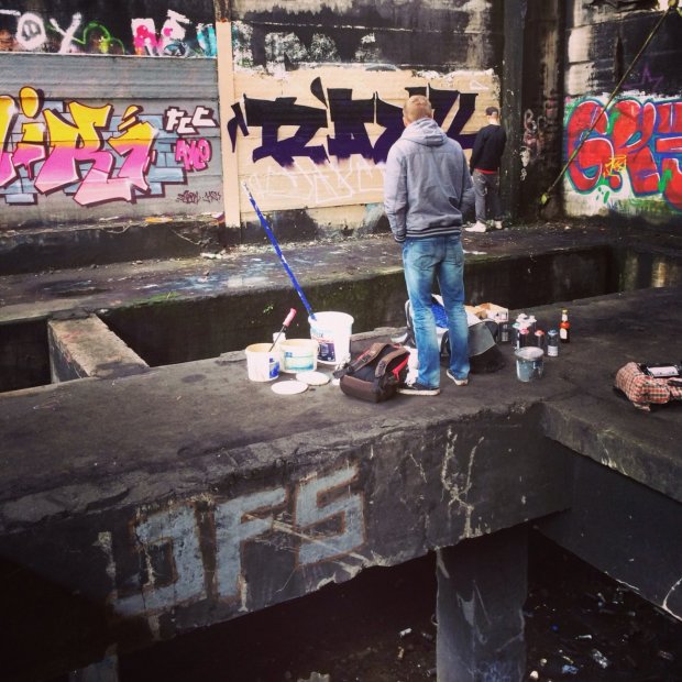 Graffiti Wall - Photo by snaikone - Snaik, snaikone, halloffame (2014)