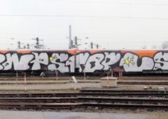 Graffiti Train in HAMBURG - Photo by snaqq - bk
