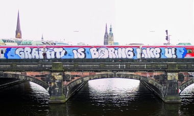 Graffiti Train in HAMBURG - Photo by snaqq - bk, dsu