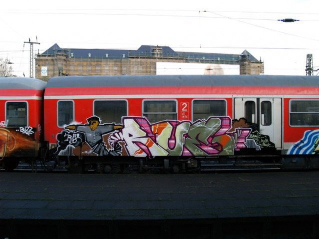 Graffiti Train in HAMBURG - Photo by snaqq - True